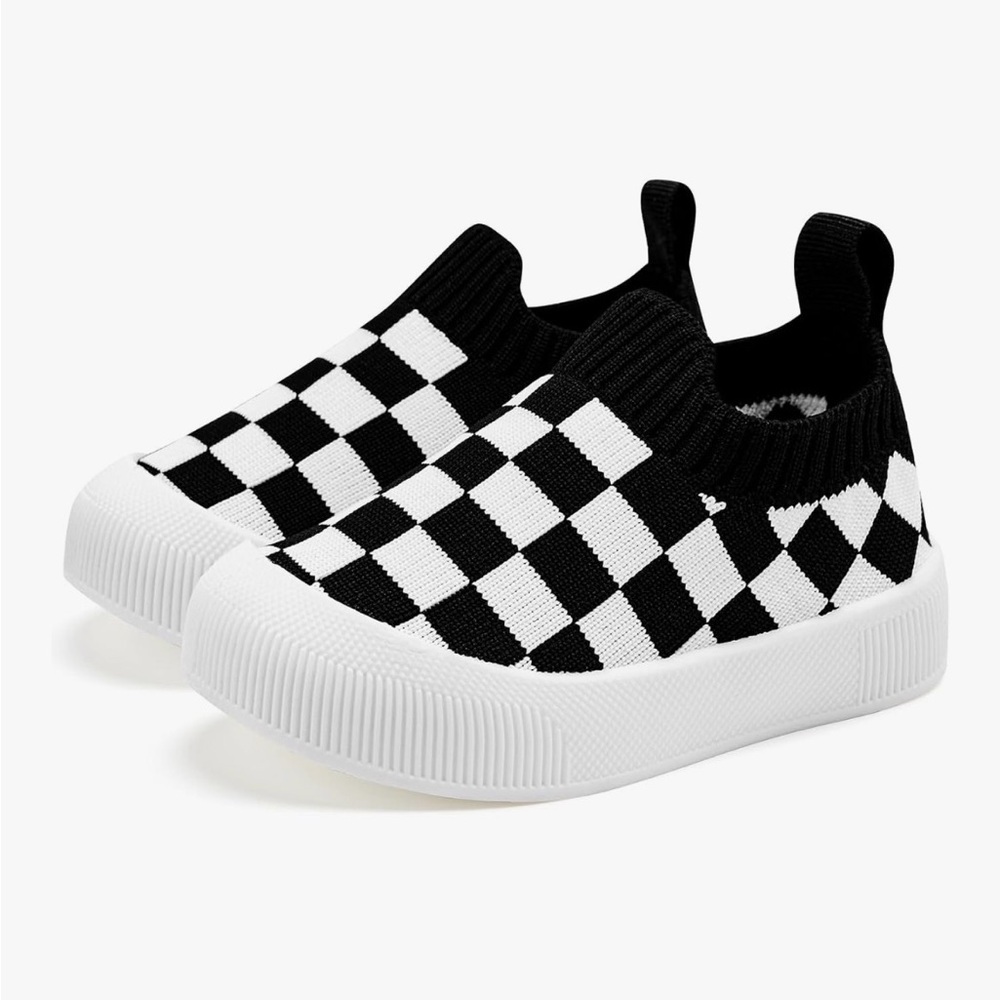 Checkered Slip On Toddler Shoes